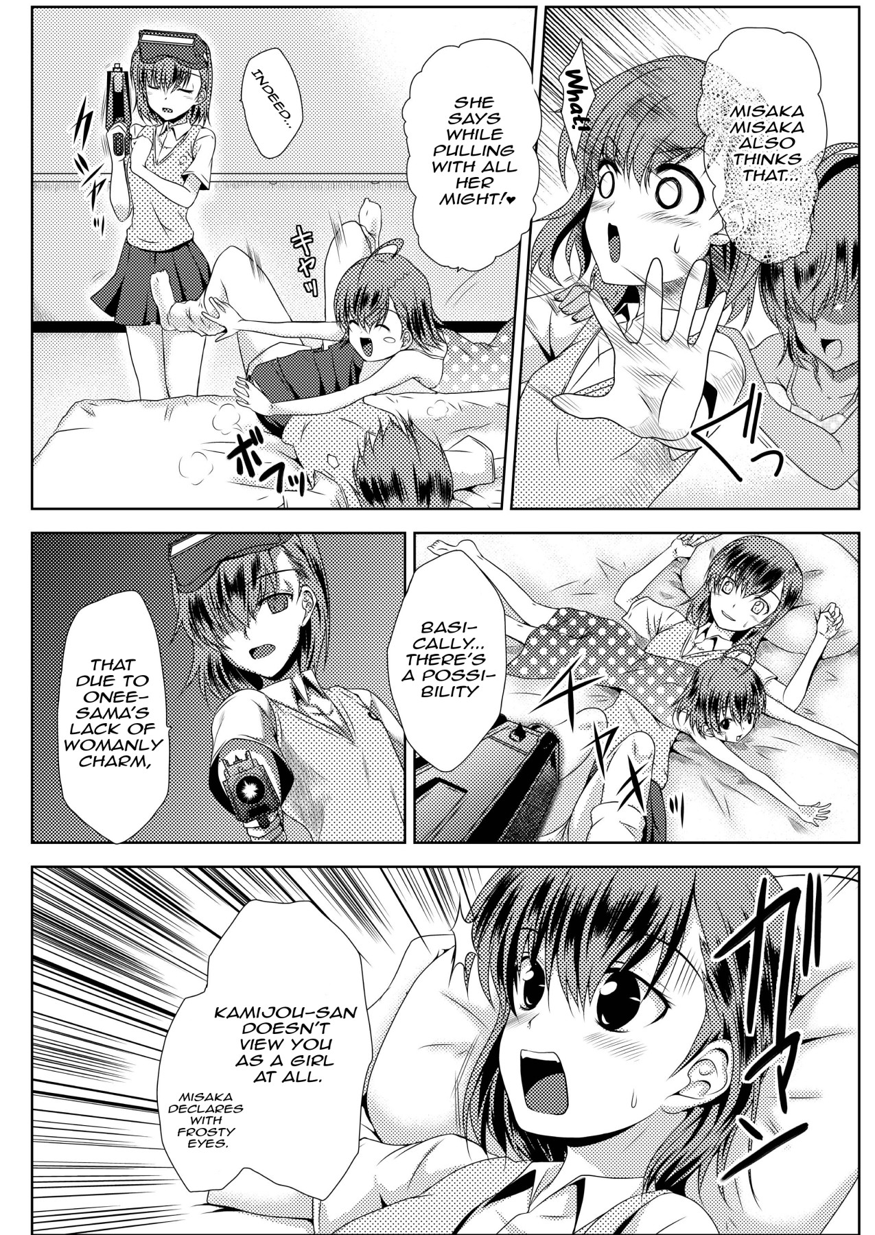 Hentai Manga Comic-Misaka x3 - To Your Honest Feelings-Read-6